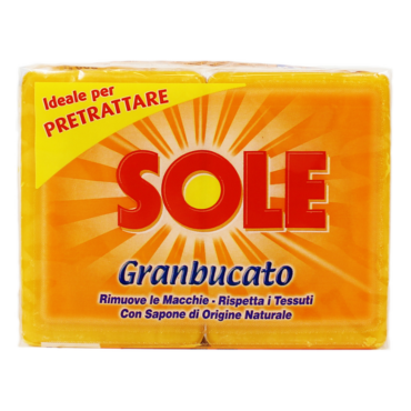 SOLE SAPONE GIALLO 2 PZ.GR.500