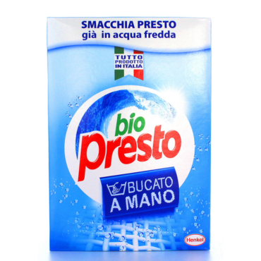 BIO PRESTO DETERSIVO BUCATO A MANO IN POLVERE 600 GRAMMI