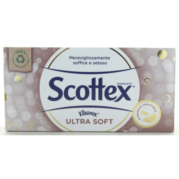 SCOTTEX FAZZOLETTI VELINE ULTRA SOFT BOX 80 PZ 3 VELI
