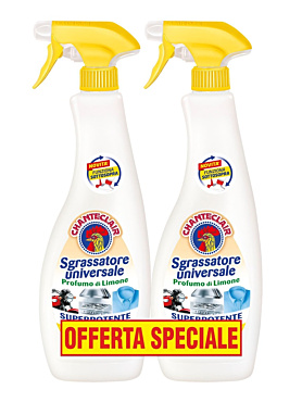 CHANTECLAIR SGRASSATORE UNIVERSALE LIMONE VAPOS 600 ML X 2 PZ