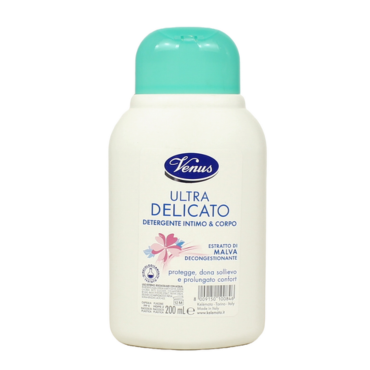 VENUS DETERGENTE INTIMO ULTRA DELICATO CON ESTRATTO DI MALVA 200 ML