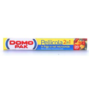 DOMOPAK PELLICOLA 2IN1 IN FRIGO E MICROONDE - 20 METRI
