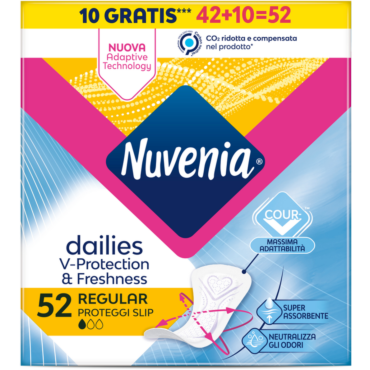 NUVENIA PROTEGGI SLIP COUR-V ANATOMICO 42+10 PZ SALVASLIP