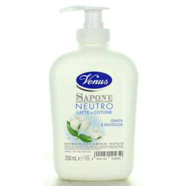 VENUS SAPONE LIQUIDO MANI NEUTRO LATTE DI COTONE 250 ML