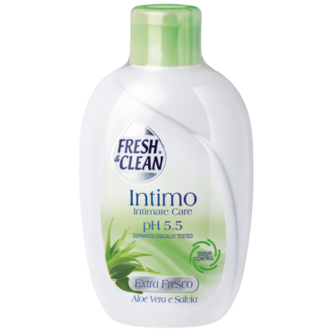 FRESH&CLEAN INTIMO PH 5,5 ODOUR CONTROL EXTRA FRESCO ALOE VERA E SALVIA 200 ML.