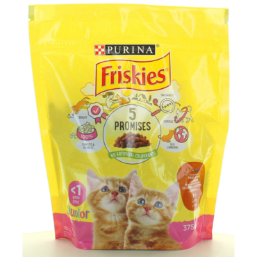 FRISKIES GATTI JUNIOR CROCCHETTE POLLO-VERDURE-LATTE 375 GRAMMI