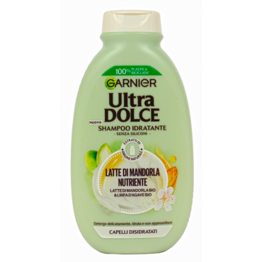 ULTRA DOLCE SHAMPOO IDRATANTE LATTE DI MANDORLA BIO NUTRIENTE 250 ML