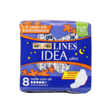 LINES IDEA ULTRA NOTTE CON ALI 8 PZ