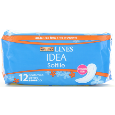 LINES IDEA SOTTILE GIORNO ANATOMICO DISTESO 12 PZ
