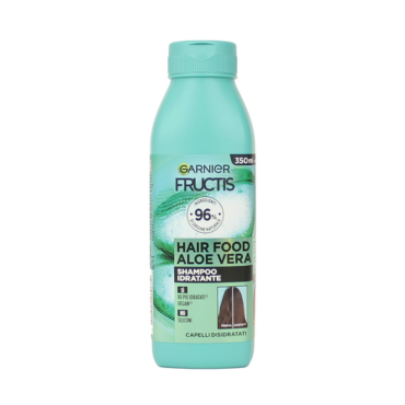GARNIER FRUCTIS HAIR FOOD, SHAMPOO IDRATANTE ALL'ALOE PER CAPELLI DISIDRATATI, 350 ML