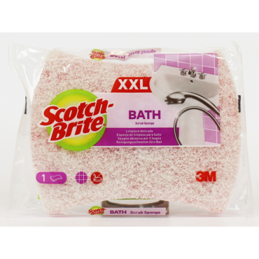 SCOTCH BRITE SPUGNA BAGNO FIBRA BIANCA DELICATA FORMA XXL