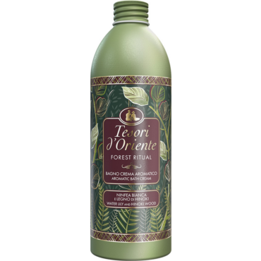 TESORI D'ORIENTE BAGNO CREMA FOREST RITUAL NINFEA BIANCA E LEGNO DI HINOKI 500 ML