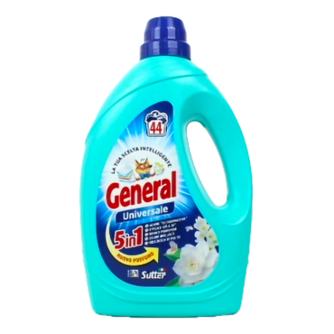 GENERAL DETERSIVO LIQUIDO LAVATRICE UNIVERSALE 44 LAVAGGI 1,98LT