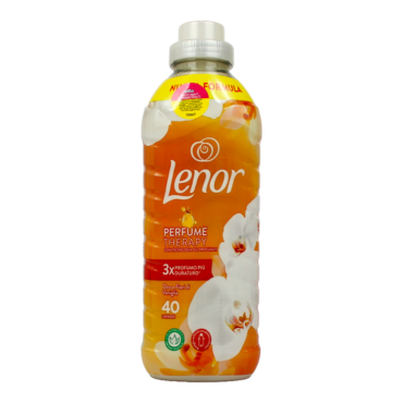 LENOR AMMORBIDENTE LAVATRICE CONCENTRATO, ORO E FIORI DI VANIGLIA, 40 LAVAGGI 840 ML