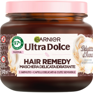 ULTRA DOLCE HAIR REMEDY MASCHERA DELICATA IDRATANTE CAPELLI DELICATI CUTE SENSIBILE 340 ML DELICATEZZA D'AVENA
