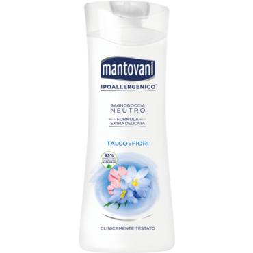 MANTOVANI BAGNODOCCIA NEUTRO TALCOE E FIORI 400 ML
