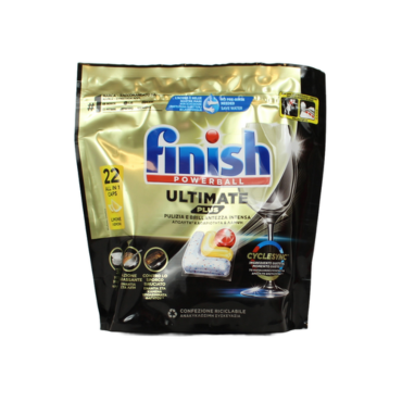 FINISH PASTIGLIE PER LAVASTOVIGLIE ULTIMATE PLUS ALL IN 1 22 TABS LIMONE 268.4GR