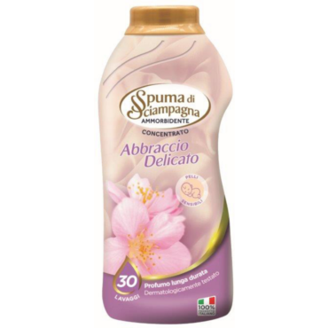 SPUMA DI SCIAMPAGNA AMMORBIDENTE CONCENTRATO ABBRACCIO DELICATO 30 LAVAGGI 600ML
