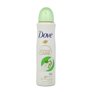 DOVE DEODORANTE SPRAY GO FRESH CUCUMBER & GREEN TEA ADVANCED CARE 150 ML