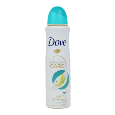 DOVE DEODORANTE SPRAY GO FRESH PEAR & ALOE VERA ADVANCED CARE 150 ML