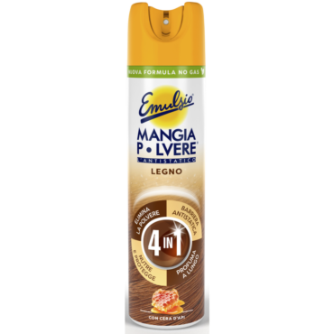 EMULSIO MANGIAPOLVERE LEGNO CON CERA D'API SPRAY 300 ML