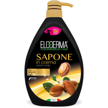ELODERMA SAPONE MANI IN CREMA ARGAN CON EROGATORE 1000 ML