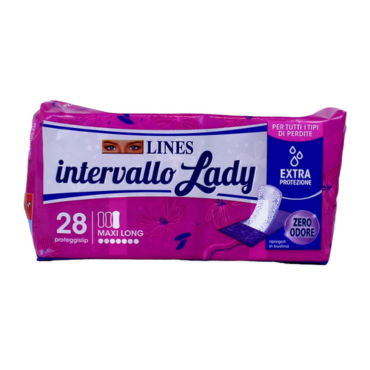 LINES INTERVALLO LADY PLUS MAXI LONG DISTESO 28 PZ PROTEGGI SLIP
