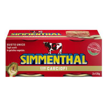 SIMMENTHAL CON CARCIOFI 2 X 135 G