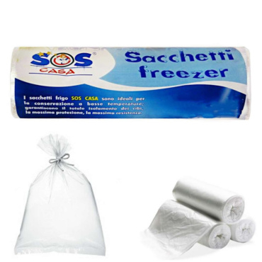 SACCHETTI FREEZER GRANDI 28X40CM - 220PZ