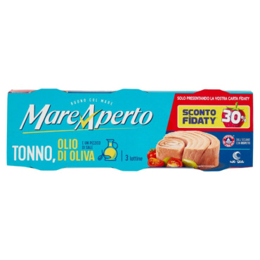 MAREAPERTO TONNO ALL'OLIO DI OLIVA GR.120X3