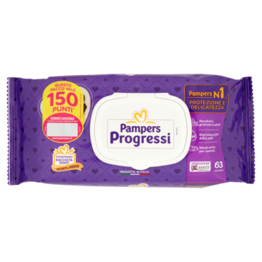 PAMPERS PROGRESSI SALVIETTINE SENSITIVE 63PZ