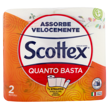 SCOTTEX QUANTO BASTA CARTA DA CUCINA 2 PZ