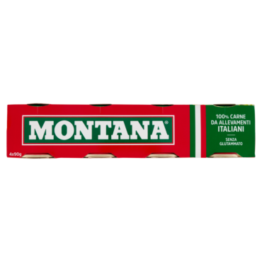 MONTANA CARNE BOVINA 4 X 90 G