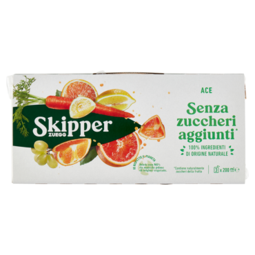 ZUEGG SKIPPER ACE SENZA ZUCCHERI AGGIUNTI 3 X 200 ML