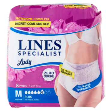 LINES SPECIALIST LADY PANTS PLUS TG.M 8 PZ