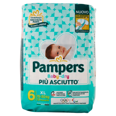 PAMPERS BABY-DRY XL 13 PZ