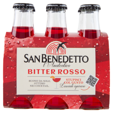SAN BENEDETTO L'ANALCOLICO BITTER ROSSO 6 X 10 CL