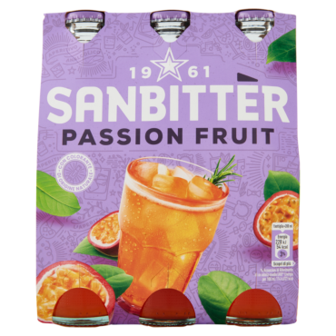 SANBITTÈR PASSION FRUIT 3X20CL