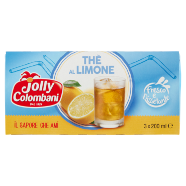 JOLLY COLOMBANI THÈ AL LIMONE 3 X 200 ML