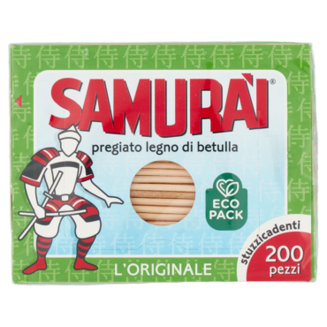 SAMURÀI L'ORIGINALE STUZZICADENTI 200 PZ