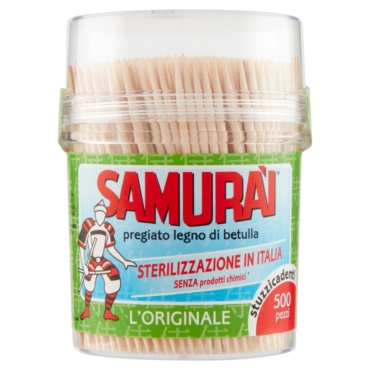 SAMURÀI L'ORIGINALE STUZZICADENTI 500 PZ