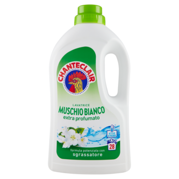 CHANTECLAIR LIQUIDO LAVATRICE MUSCHIO BIANCO 28 MISURINI 1260ML