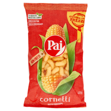 PAI CORNETTI GUSTO FORMAGGIO 125 G
