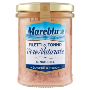 MAREBLU VERO NATURALE FILETTI DI TONNO AL NATURALE 180 G