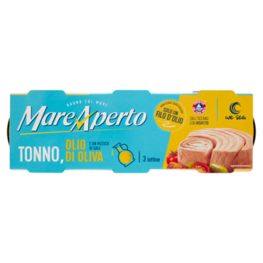 MARE APERTO TONNO CON SOLO UN FILO D'OLIO 3 X 60 G