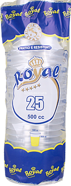 ROYAL BICCHIERI TRASPARENTI 500 CC PZ 25