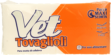 VET TOVAGLIOLI MAXIPACK 1 VELO 33X33 BIANCO