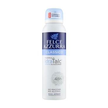 FELCE AZZURRA CLASSICO IDRATALC DEODORANTE SPRAY IDRATANTE ASSORBENTE 48H 150ML