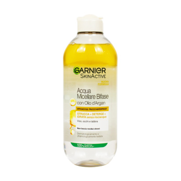 GARNIER SKIN ACTIVE ACQUA MICELLARE BIFASE CON OLIO D'ARGAN 400ML