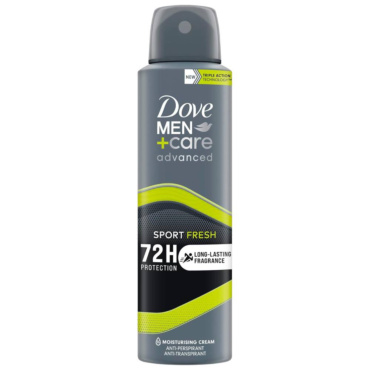 DOVE MEN CARE ADVANCED SPORT FRESH DEODORANTE UOMO SPRAY 72H 150ML